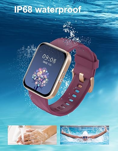 Miniatura 5 de Relojes inteligentes para hombres y mujeres (respuestashacer llamadas) compatibles con teléfonos iPhone Android, reloj inteligente de 1.85 pulgadas,