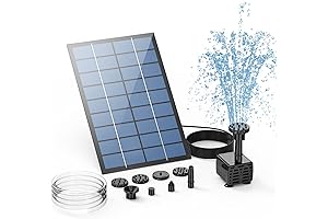 AISITIN Solar Water Fountain Pump for Your Outdoor Oasis