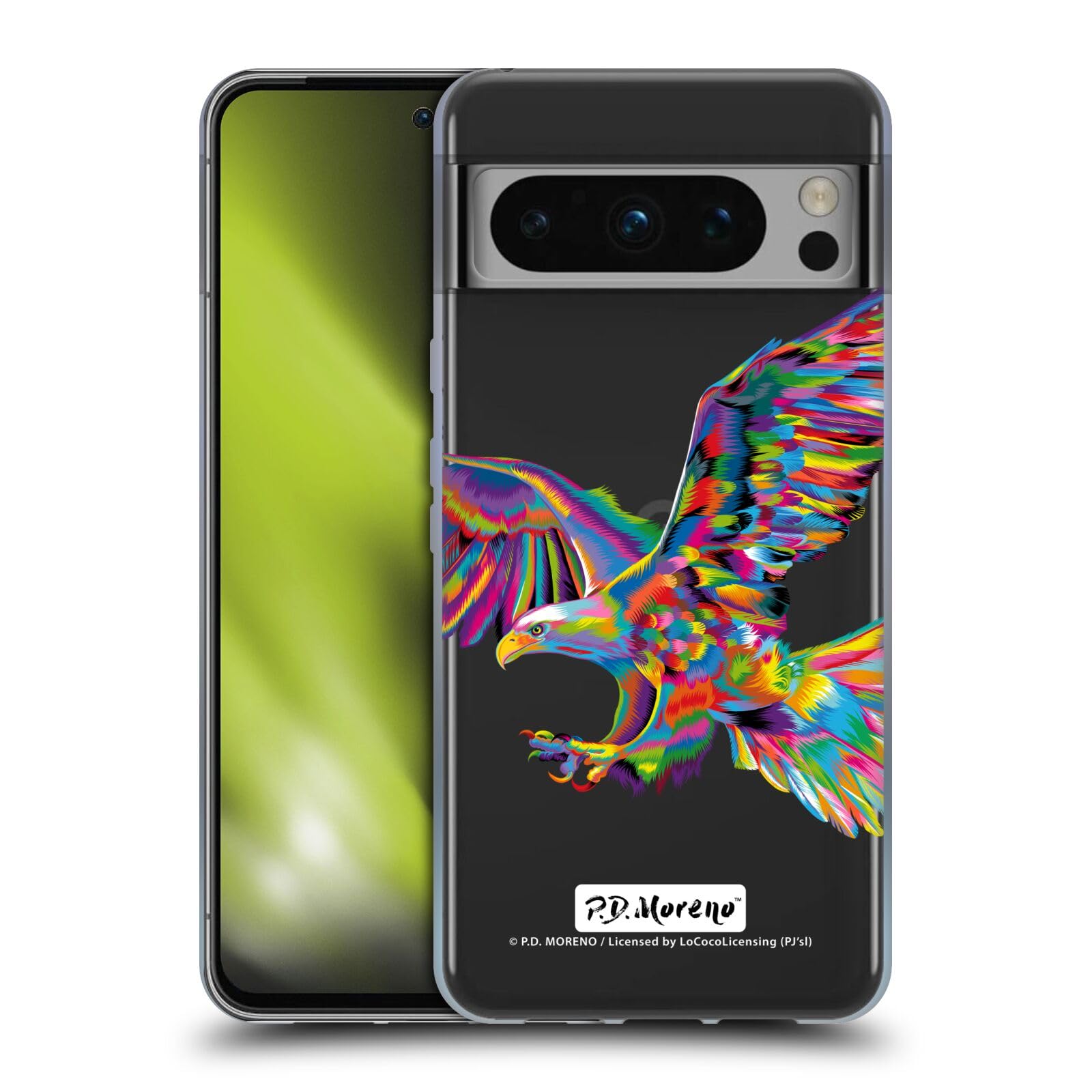 Head Case Designs Officially Licensed P.D. Moreno Eagle Animals Soft Gel Case Compatible With Google Pixel 8 Pro