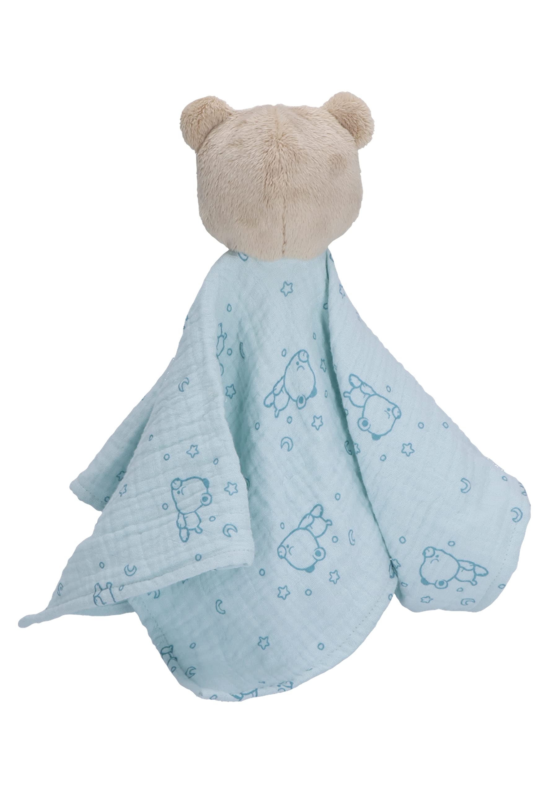 Sterntaler Baby Unisex Schmusetuch Kuscheltuch Kleiner Bär - Kuscheltuch Baby, Musselin Kuscheltuch, Schmusetuch - helltürkis