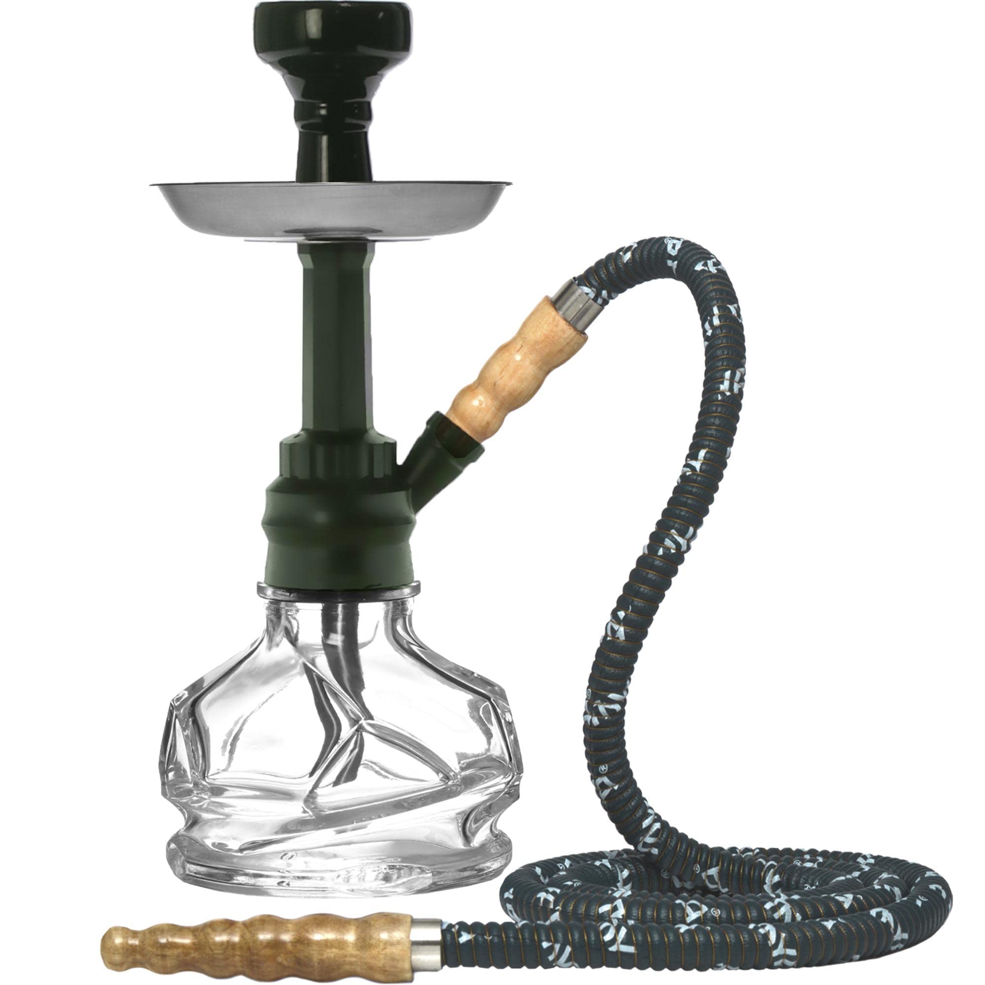 Mya Chico 251 Hookah Complete Set Mya Shisha Hookah Set with Everything Mya Hookah with Cage Mya Saray Hookahs Mya Cage Hookah Full Set Small Hookah Kit Glass Hookah 12 Inch