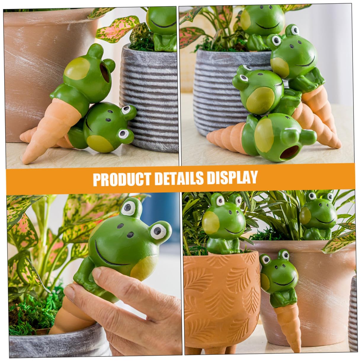Supvox 4 Stück Teiliges Bewässerungskegel für Zimmer Gartenpflanzen Automatische Selbstbewässerung Langlebig Einfach zu Bedienen für Topfpflanzen und Blumen