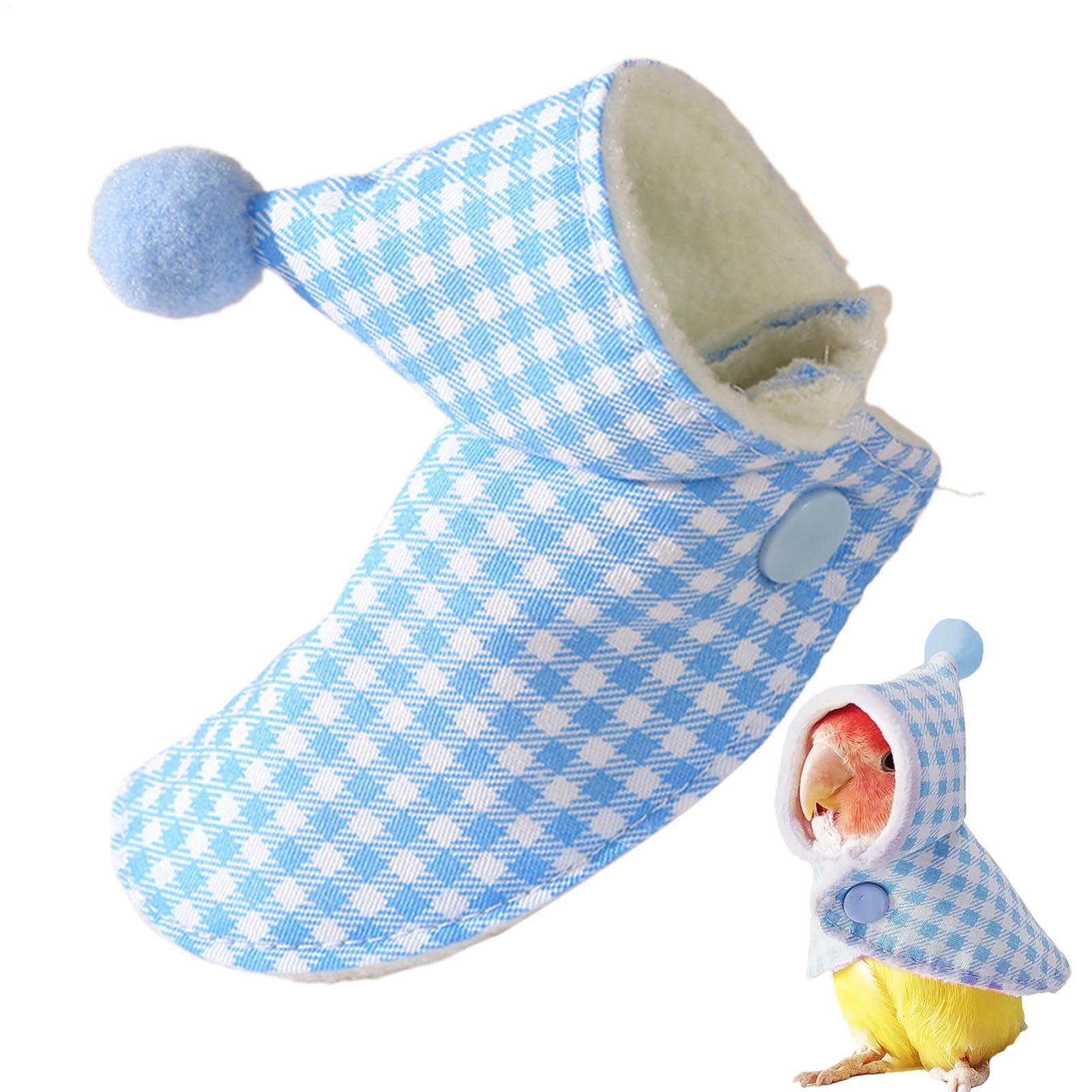 Ropa de pájaro para loros,Capa de pájaro | Ropa de vestir de loros para invierno al aire libre - Ropa y cálida para pájaros de invierno, ropa de invierno lavable para mascotas pequeñas para peri