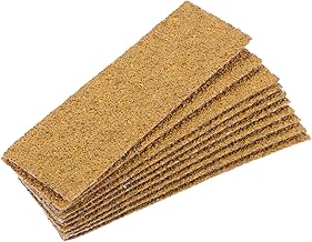 VILLFUL Juego de 50 Hojas de Papel de Lija para Pulir de Alta Resistencia Color Amarillo para Carpintería Eléctrica
