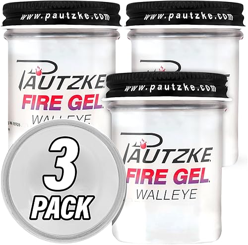 Miniatura 30 de Pautzke - Atrayente de pesca de cebo de gel de fuego, aroma de trucha, gel de aroma de pescado de larga duración, compatible con agua dulce