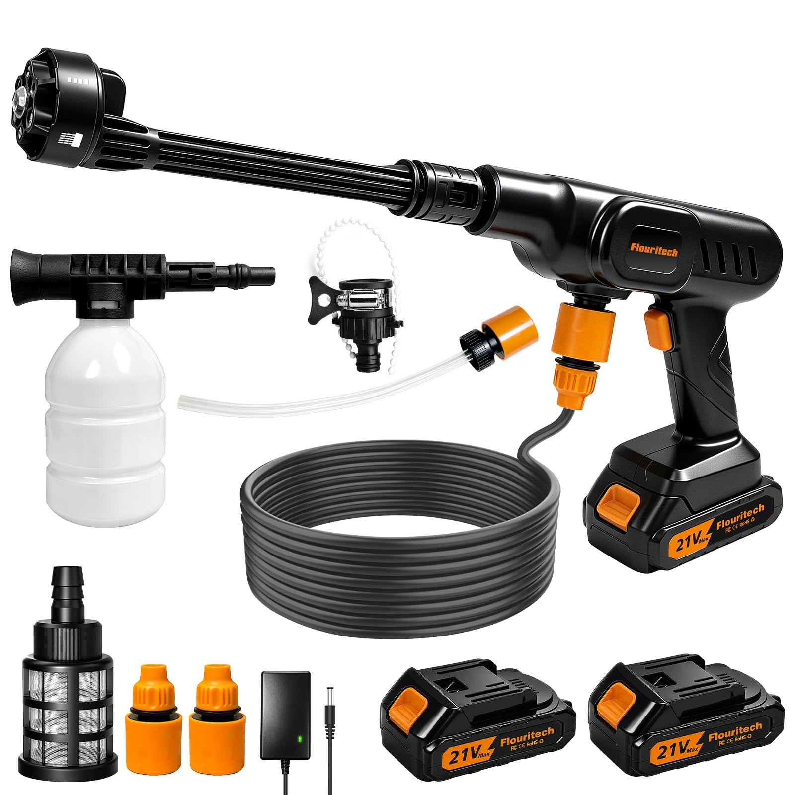Photo 1 of Flouritech Cordless Pressure Washer, 900PSI
