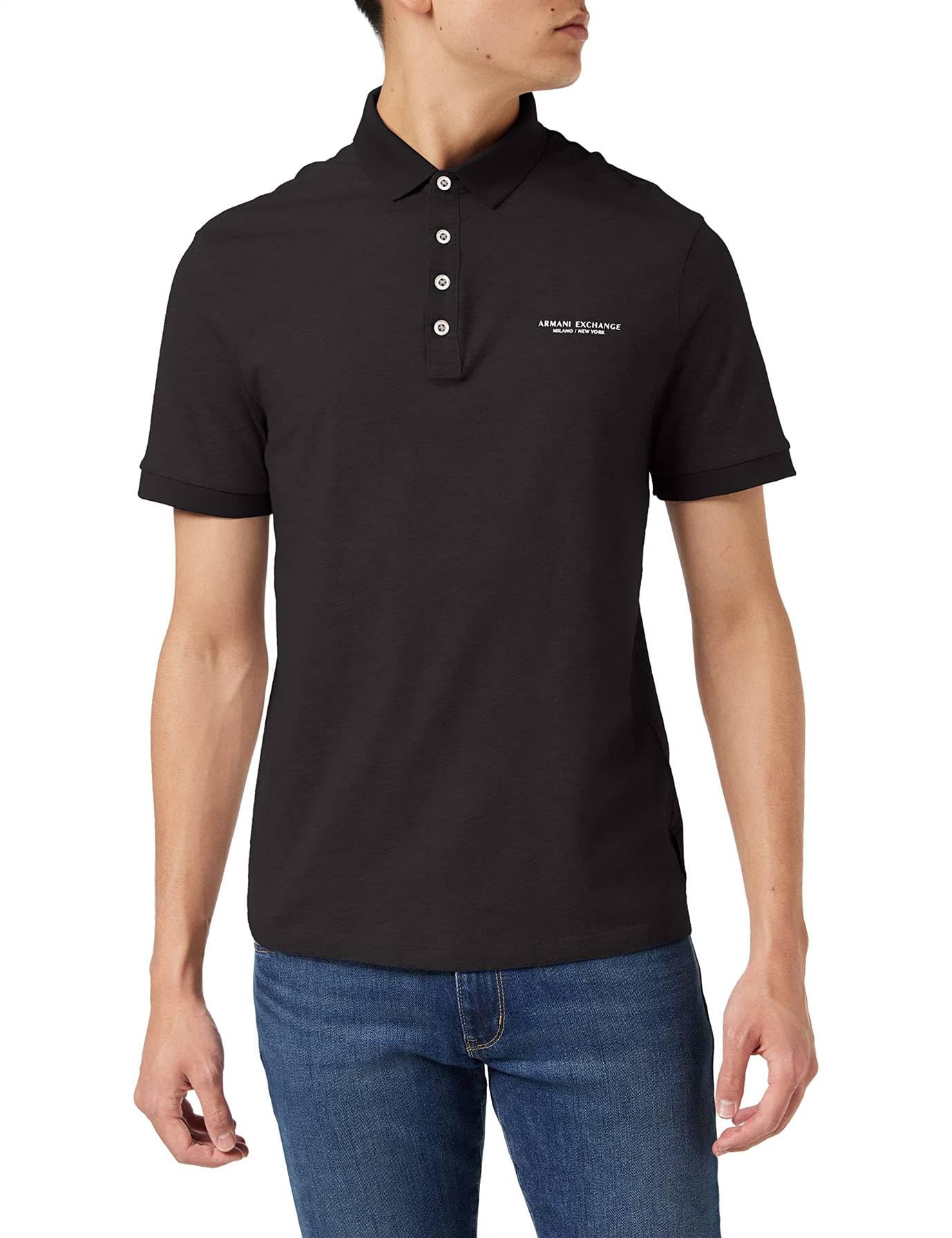 Armani Exchange 4 Buttons Polo, Uomo