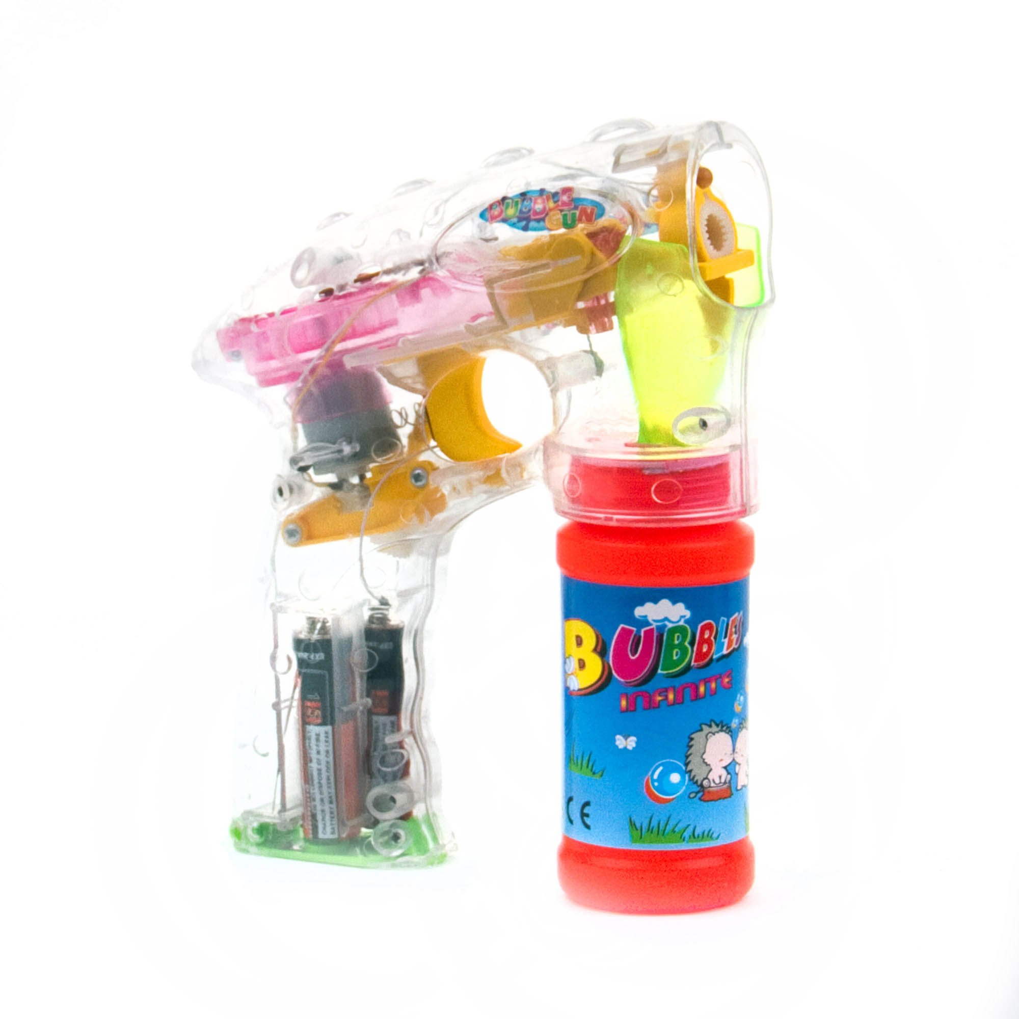 Amazon.com: Flashing Panda LED Flashing Bubble Gun with Bubble Solution ...