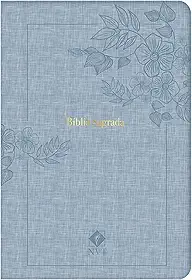 Bíblia Sagrada NVT | Capa Couro Luxo Azul | Feminina: Bíblia Premium | Nova Versão Transformadora