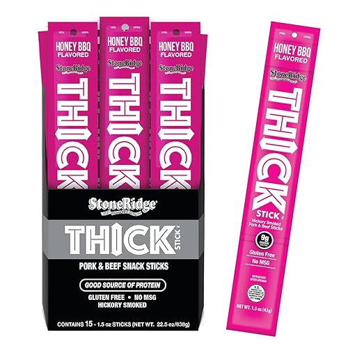 STONERIDGE OLD-FASHIONED QUALITY HONEY BBQ THICK STICK Hickory Smoked Pork