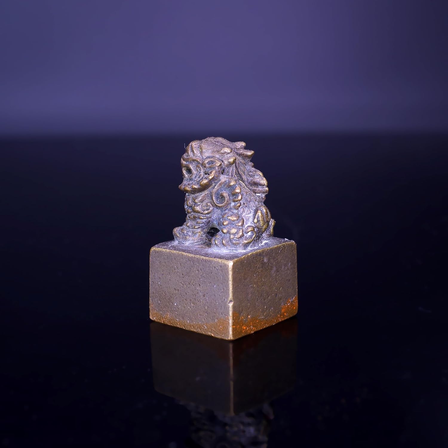 篆刻作品 銅印【豈能盡如人意】 遊印 落款印 引首印 手作り