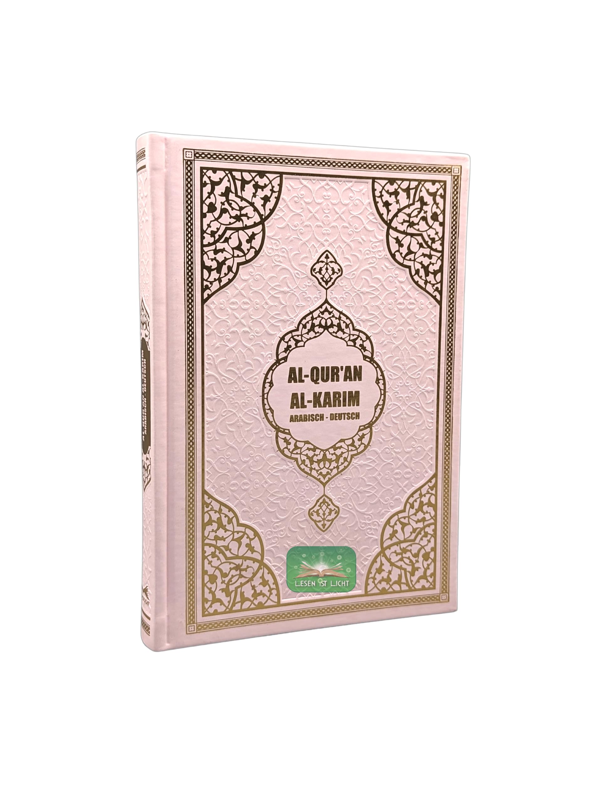 Der edle Koran, Quran - Arabisch-Deutsch, Frank Bubenheim, Pink - Gold, Hochwertig