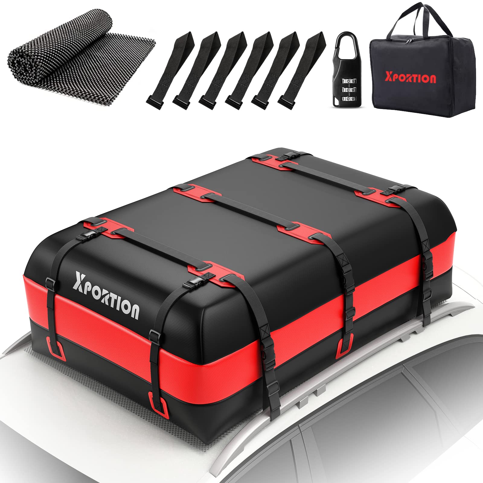 Buy XPORTION Roof Box, 800D Waterproof Roof Boxes, 21 Cubic Feet