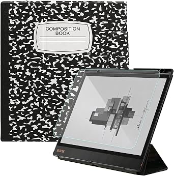 Case for 10.3" Boox Note Air 4 C 2024/Air 3 C/and Air 3 B/W 2023,Includes a Screen Protector,Premium PU Leather Stand Cover with Auto Sleep/Wake and Magnetic Pen Buckle,B-Book