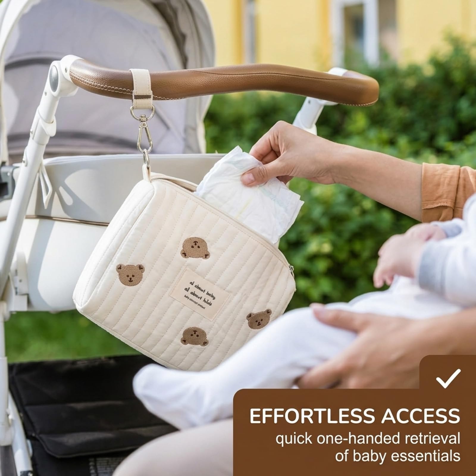 Bolso Maternidad Hospital y Bolsa Carrito Bebe