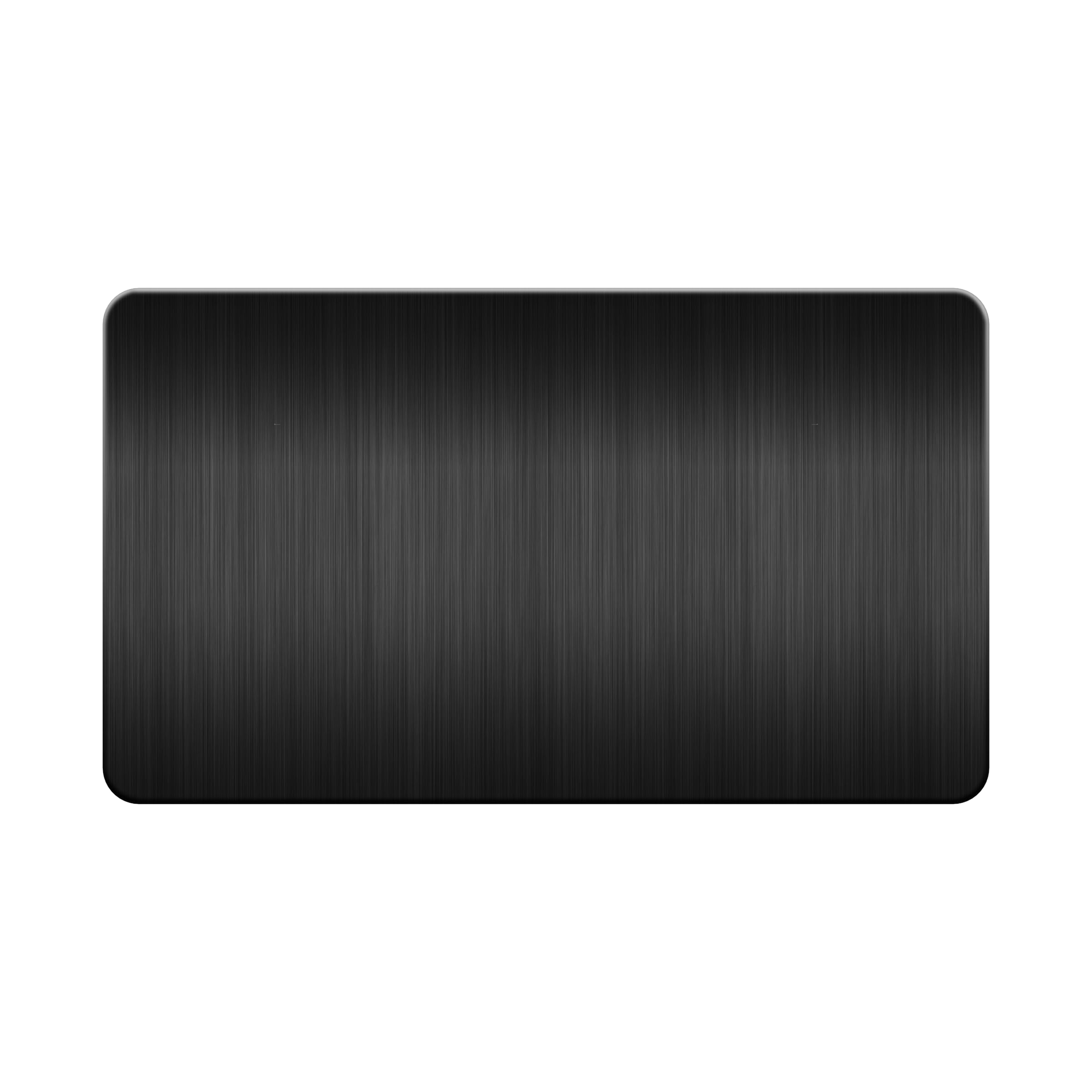 LIDER Screwless 2-Gang Blank Faceplate, Blank Plate for Wall Socket, Flat Cover for Standard 2-Gang Pattress Boxes, Durable Metal Material, Round Edges, UKCA Certified, Brushed Black, 5 Pack โ image 1
