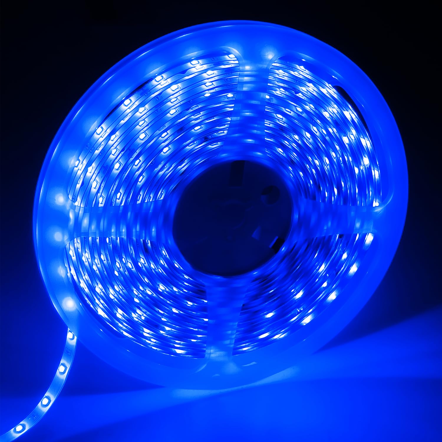iNextStation24V Blue LED Strip Light 10M, 2835 SMD 600 LEDs Flexible Waterproof Cuttable LED Tape Light for Bedroom Kitchen Cabinet Wardrobe TV DIY Lighting (NO Power Plug)