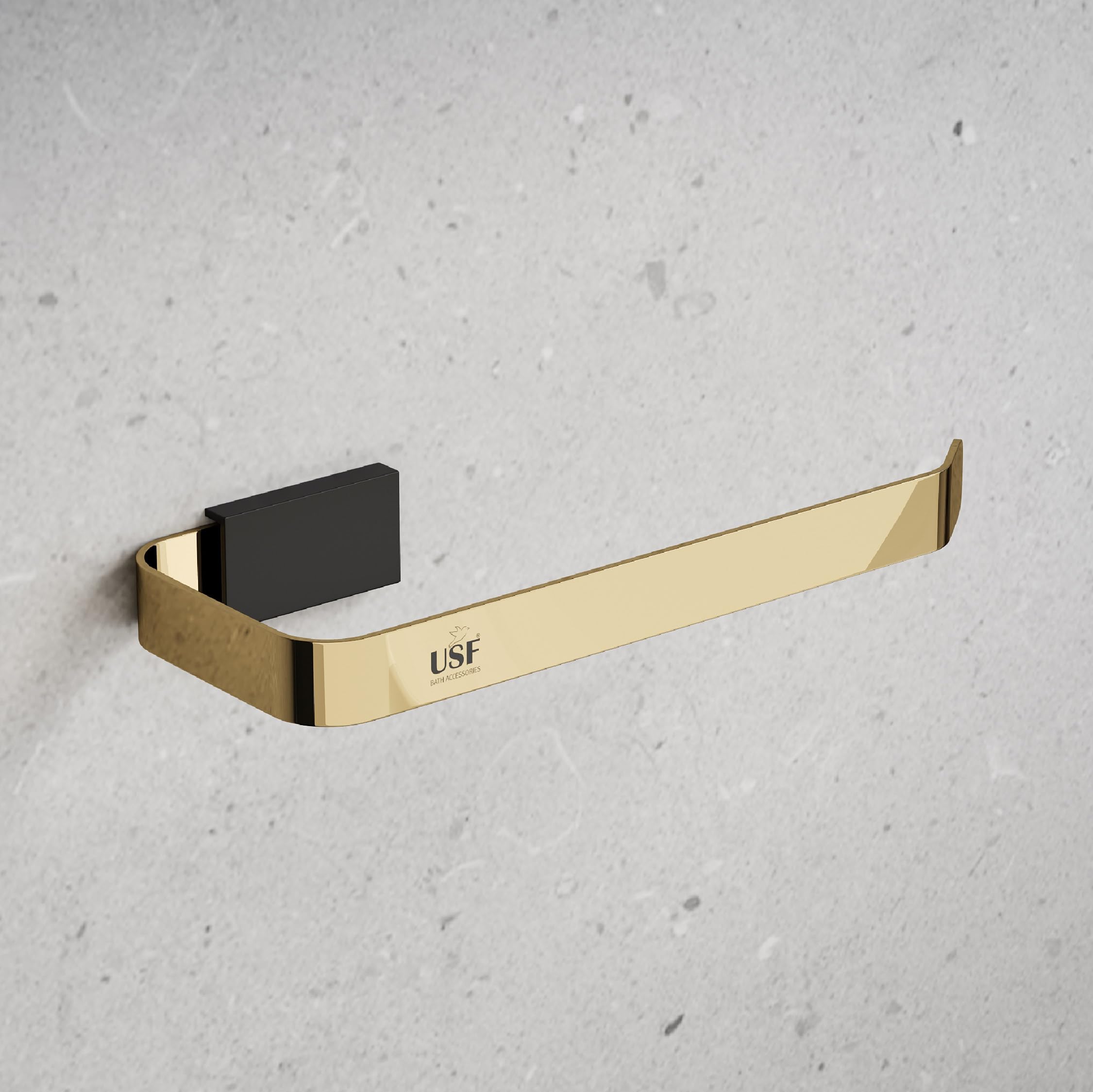 USF Stainless Steel Towel Ring - Black Rose Gold -7