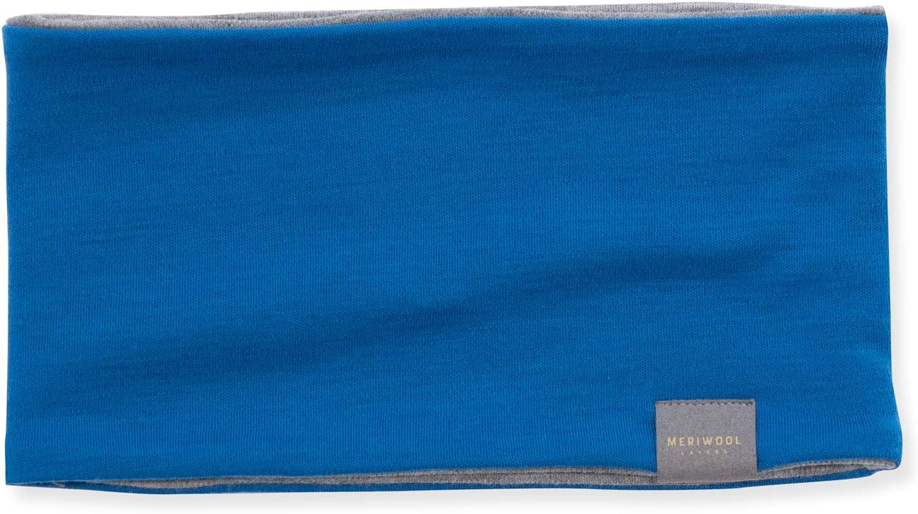 MERIWOOLLightweight Reversible Merino Wool Headband for Women and Men