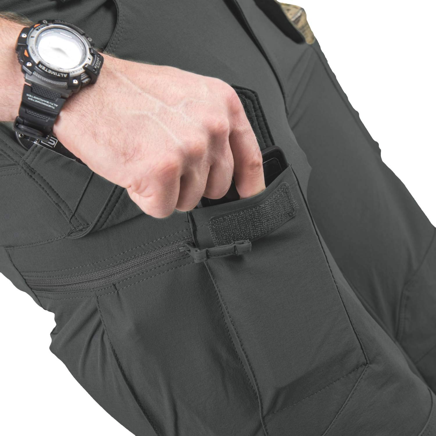 Helikon-Tex Urban/Outdoor Tactical Pantaloncini da Uomo – Pantaloncini Cargo Leggeri per tattico, Militare, Polizia, Escursionismo, Caccia