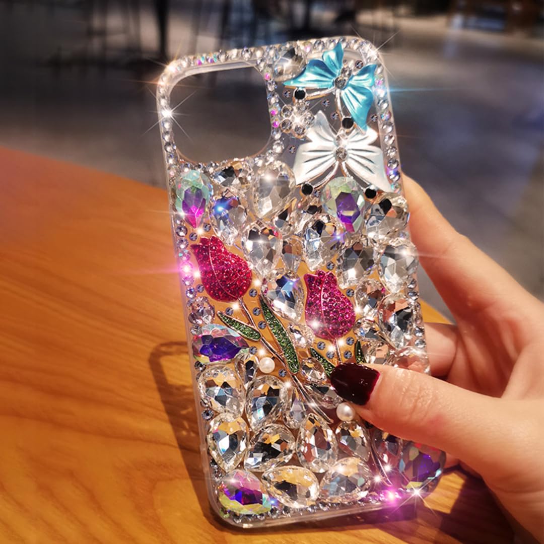 Coque de téléphone de Luxe Transparente pour iPhone 17 Air (pour iPhone 17 Air/Rose)