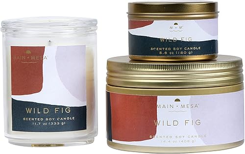 Miniatura 5 de Main + Mesa Vela de hojalata, higo salvaje