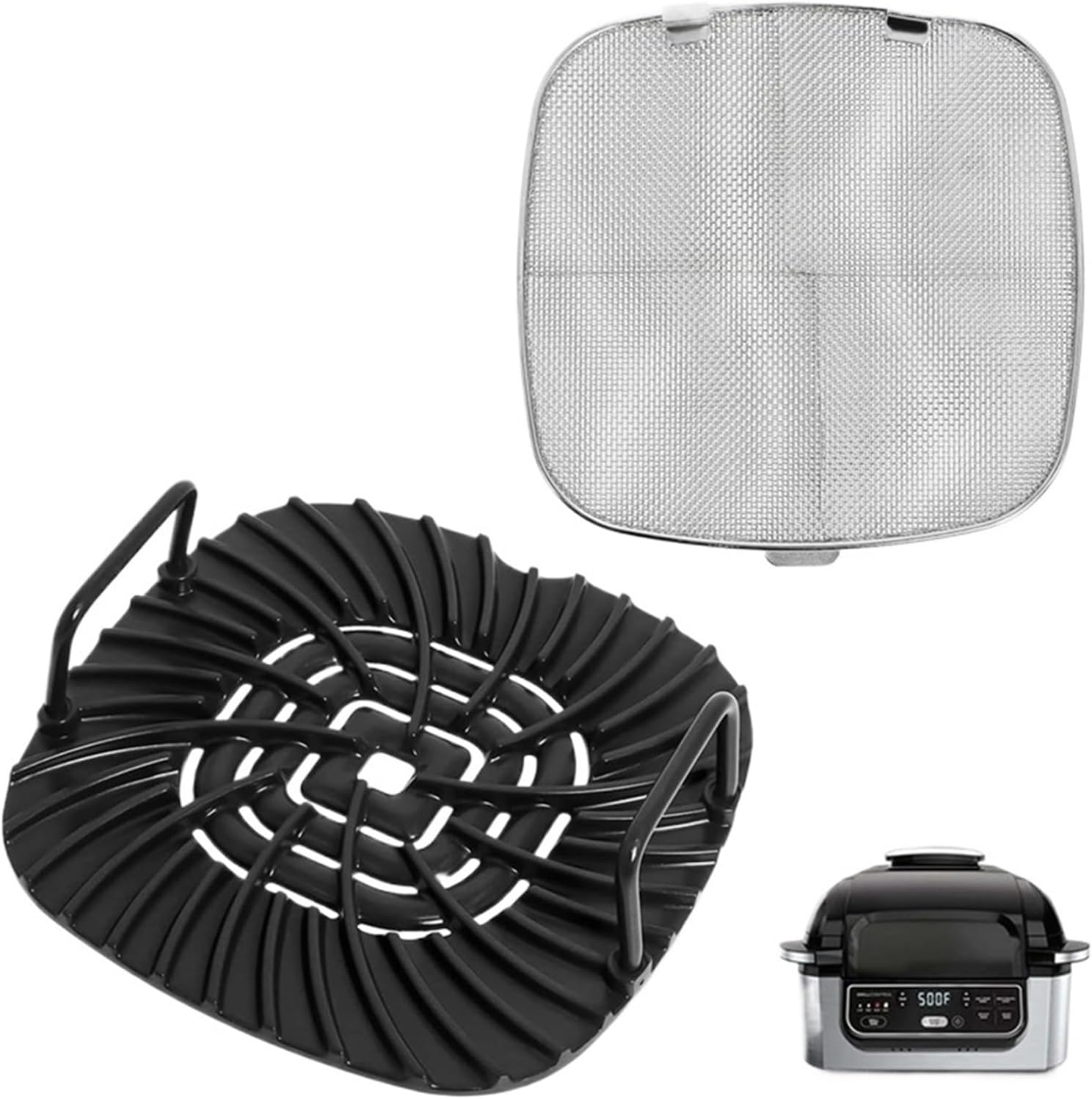 スプラッターシールド オーブンラック、Compatible For Ninja Foodi