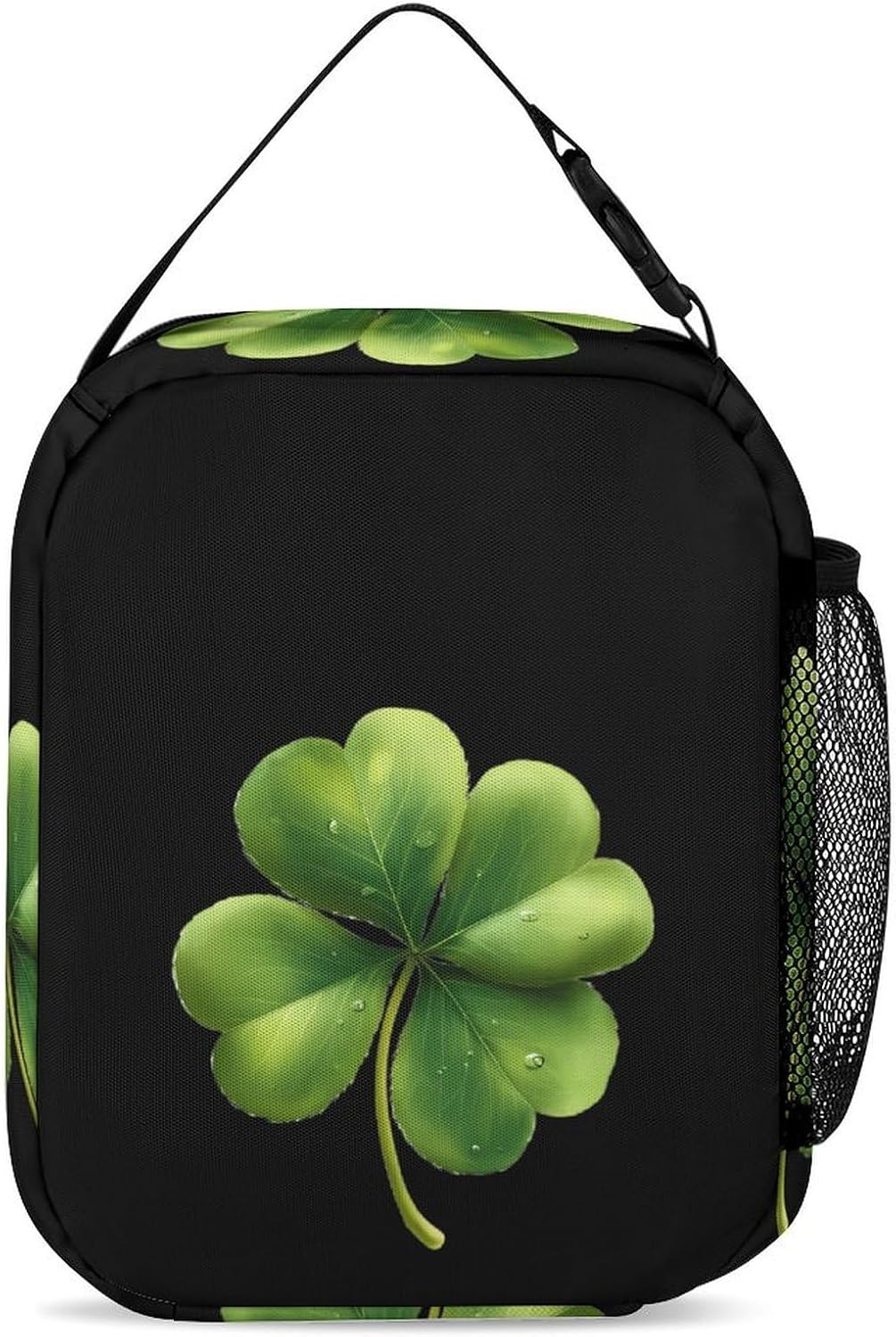 The Irish Four Leaf Clover Novelty Backpack Set with Lunch Bag Pencil Cases image 5
