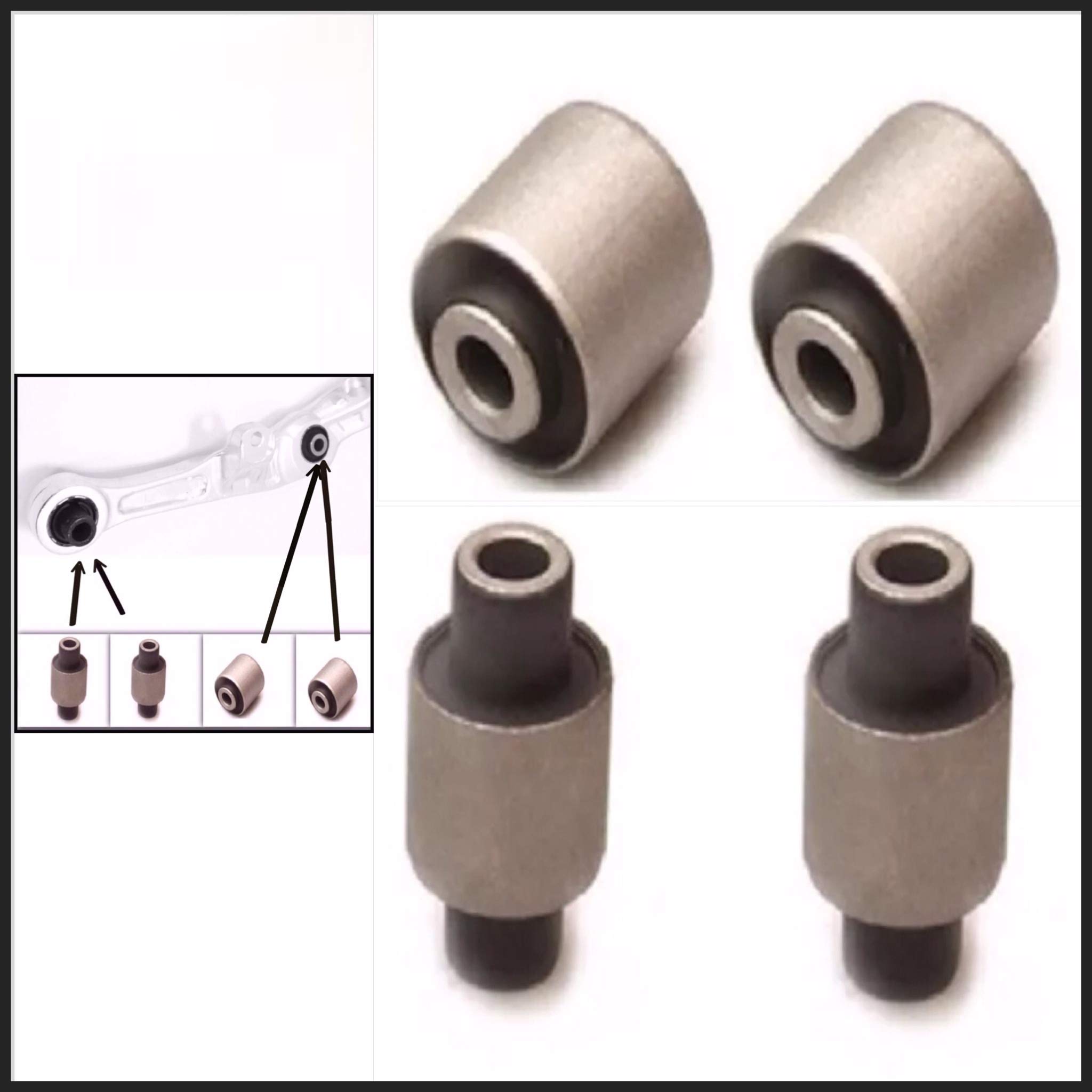 FRONT LOWER CONTROL ARM BUSHING FOR INFINITI G35X 2004-2006 SET OF 4
