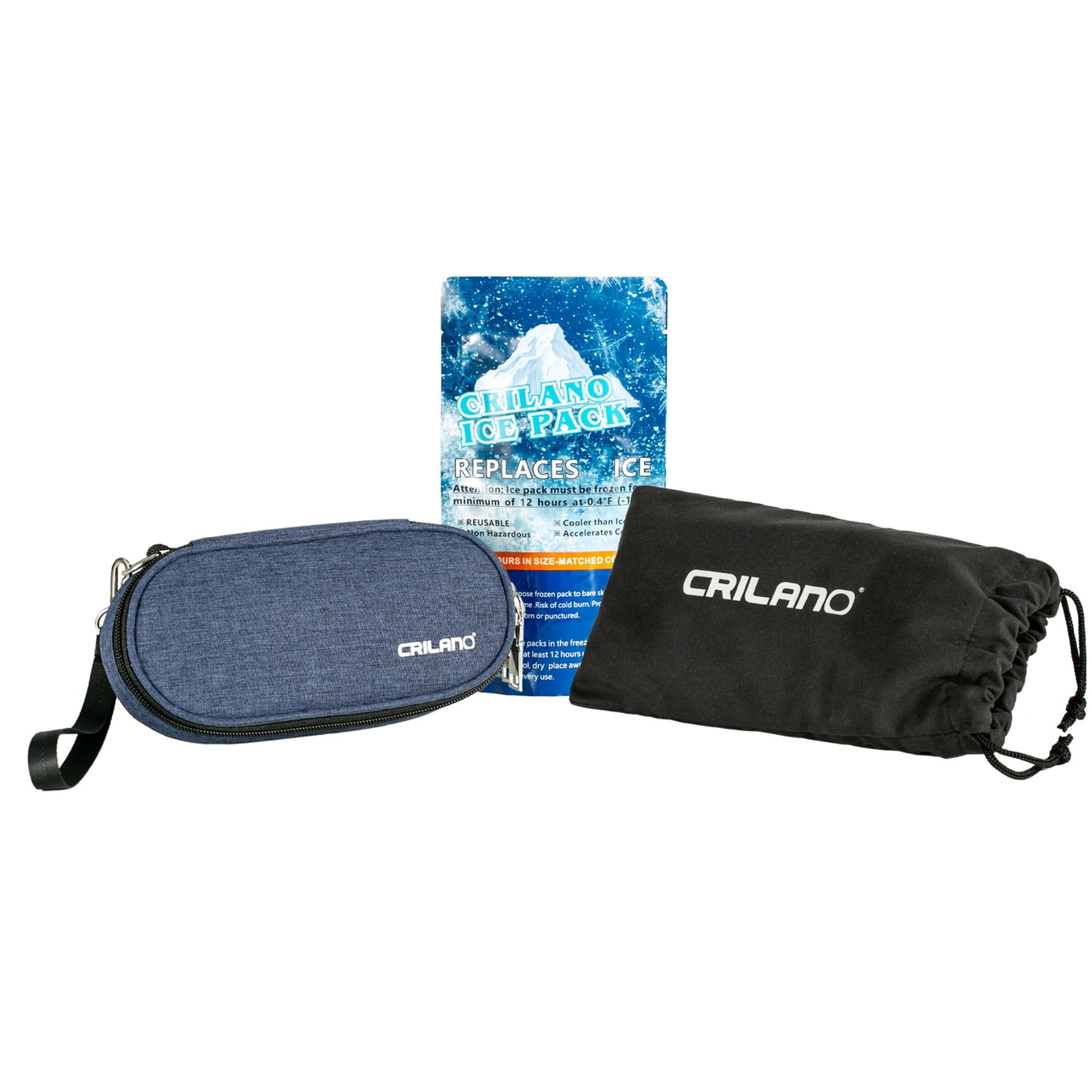 Drasry Insulin Cooler Travel case, Diabetics Insulated Bag Sets Medical Organizer with 2 ice Packs and Insulation Liner for Trips (Blue)