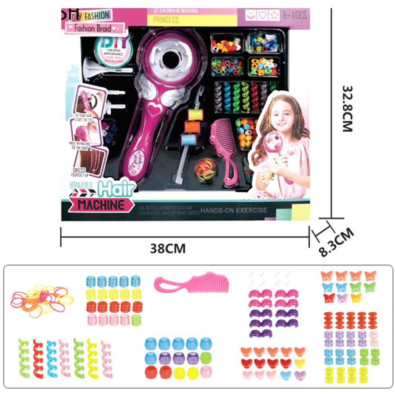 Beauenty Automatic Hair Braiding Kit Tool, Hair Braider Styling Tool