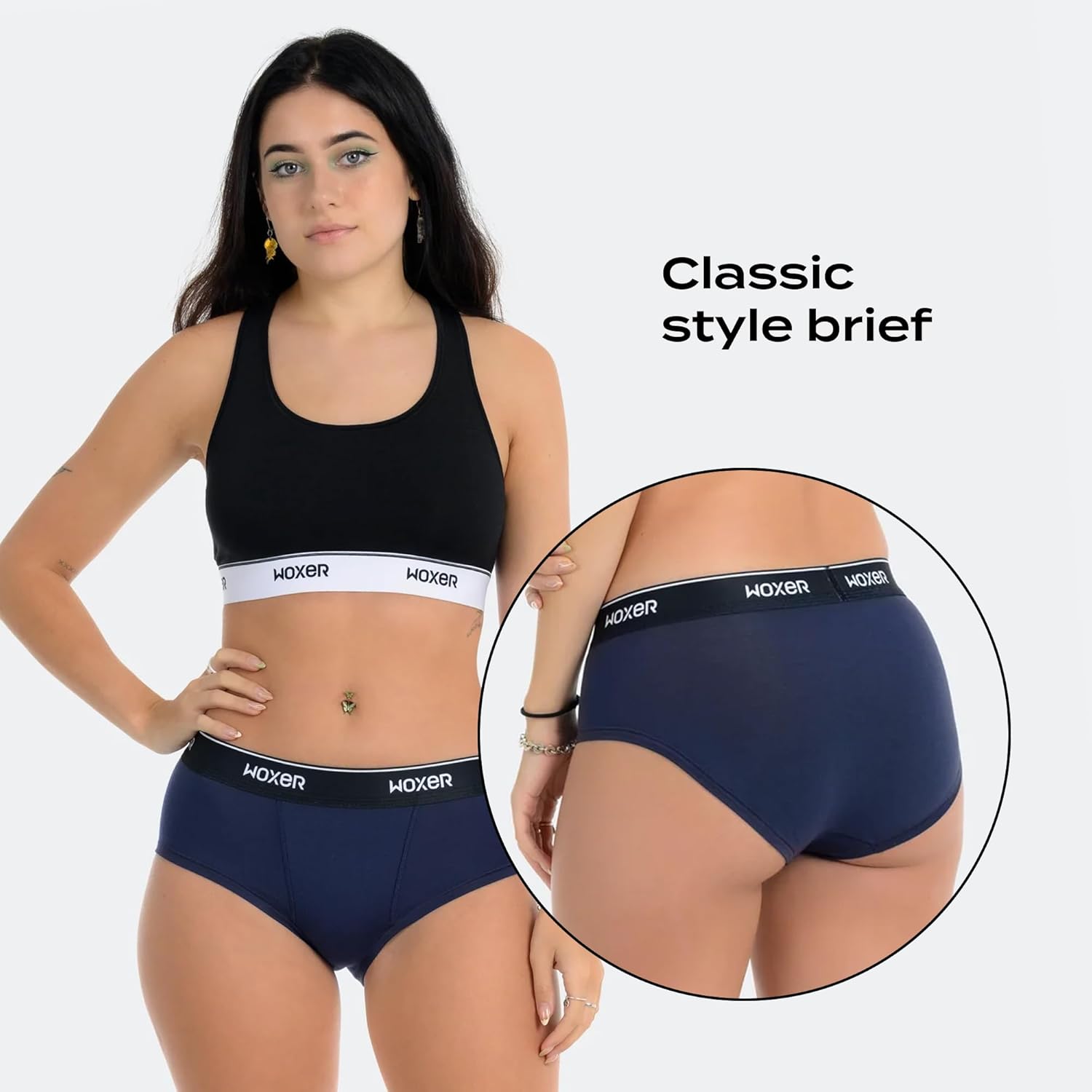 Woxer Women’s Classic Seamless Boyshort Panties, Soft Modal Fabric with No Roll Inseam, Chafe-Free, Breathable Design - Image 3