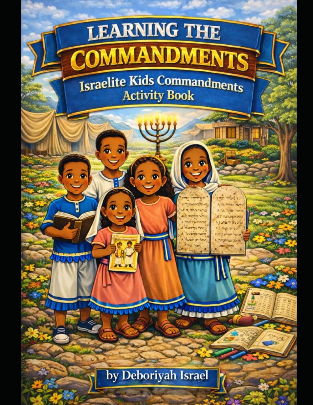 Learning the Commandments - Israelite Kids Bible Activity Book