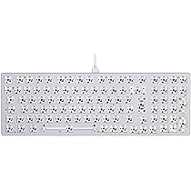 Glorious Gaming GMMK 2 Full Size (96%) Barebones (solo struttura) – Struttura per tastiera da gaming meccanica, full-size (96%), alluminio, personalizzabile, RGB, layout internazionale , ISO – Bianco