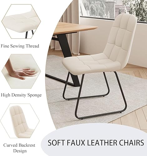 Miniatura 96 de Combinación de mesa de comedor y silla moderna extensible de 63 a 79 pulgadas, juego de mesa de comedor familiar de 6/8 personas, tablero de mesa de