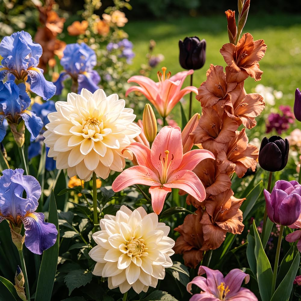 Schnelles Wachstum blumenRhizom Mehrfarbig - pflanztöpfe 30zwiebeln