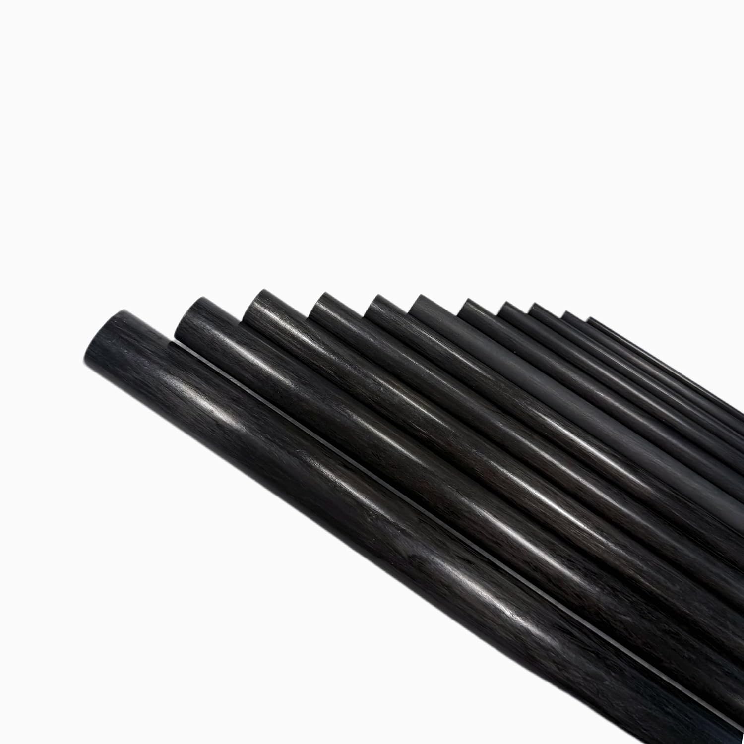 3K Carbon Fiber Rod 5mm 5.5mm Length 500mm High Strength UAV DIY (20pcs 5mm)