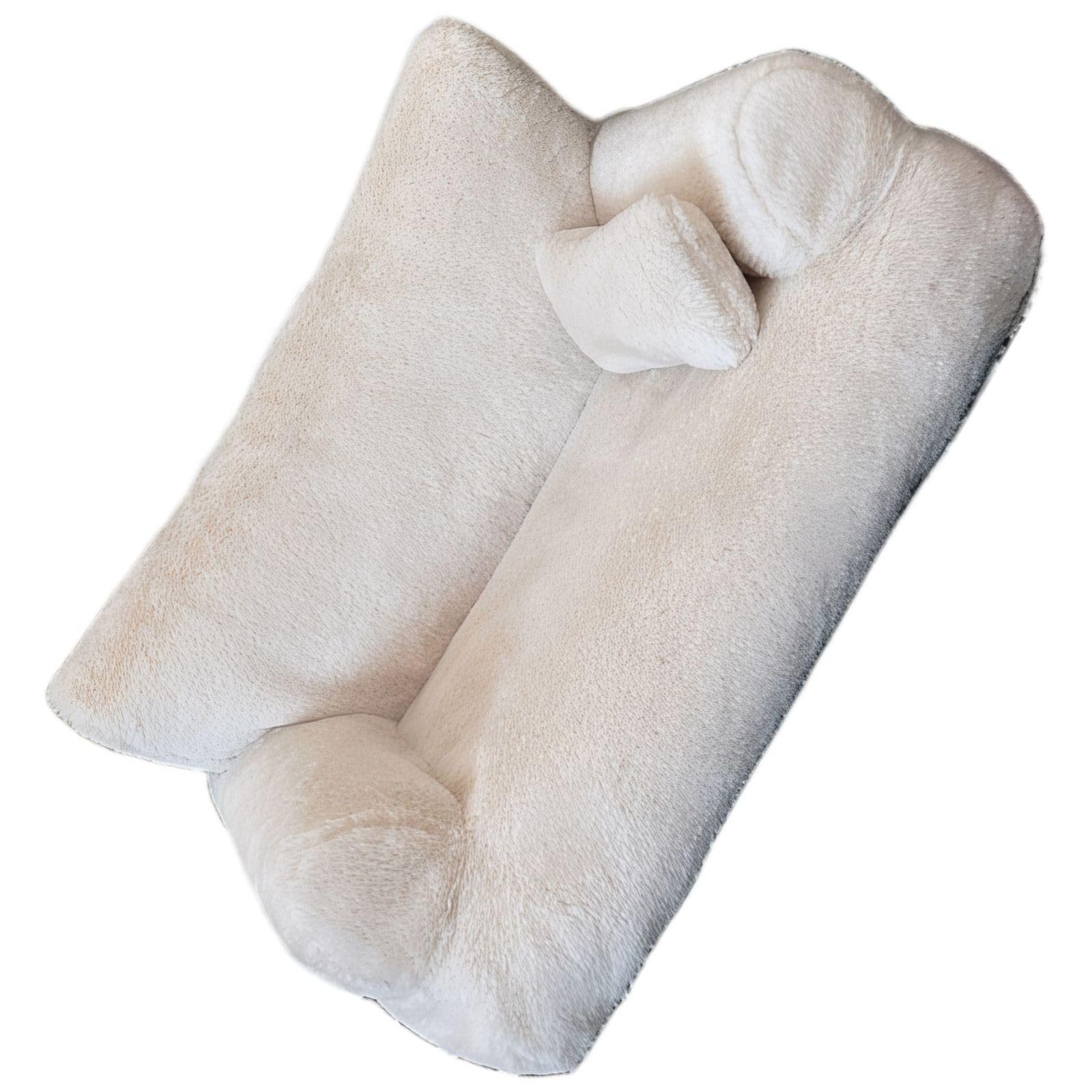 Pet Sofa Bed for Small Dogs and Cats with Pillow, Soft Indoor Pet Couch with Removable Washable Cover