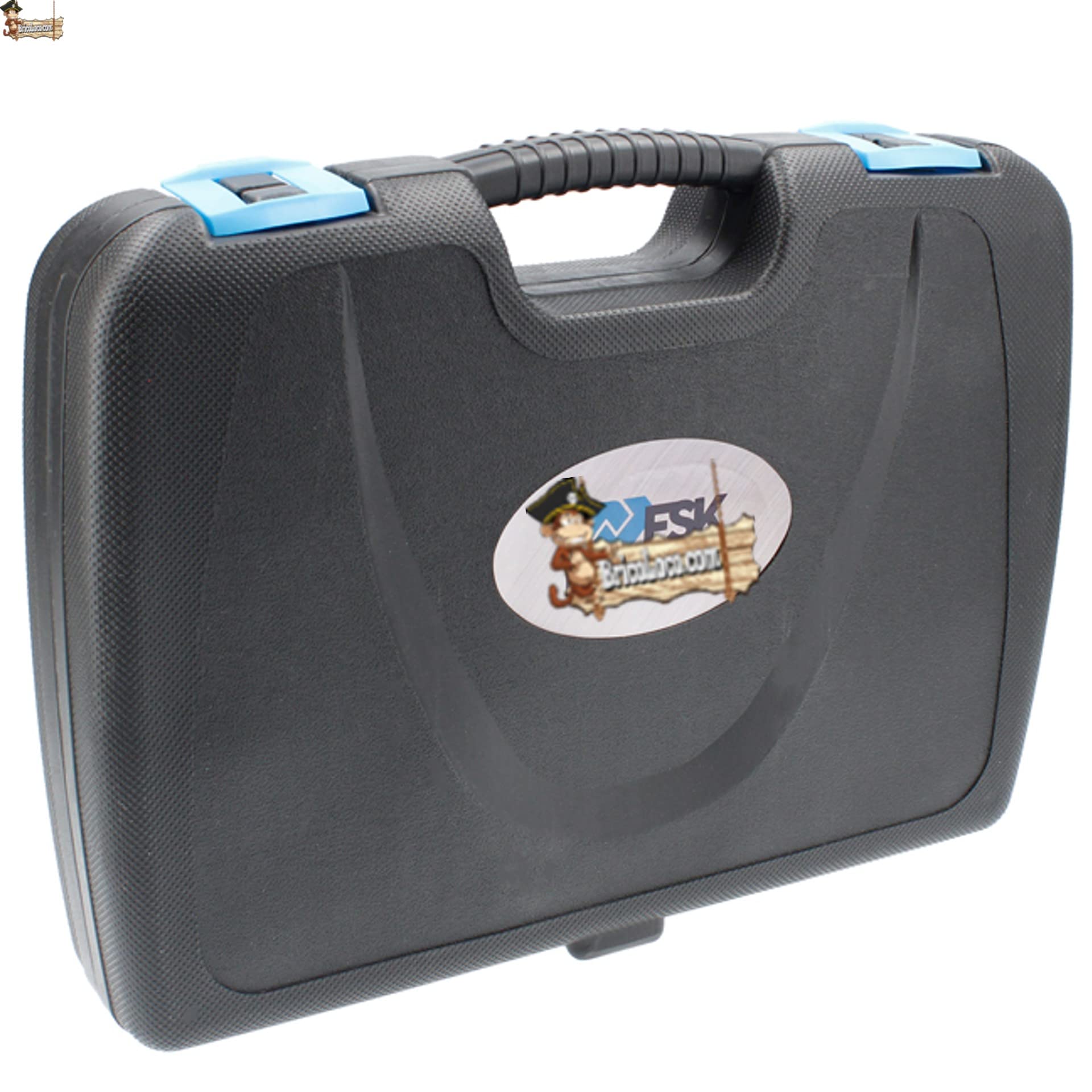 BricoLoco.com Set di chiavi a bussola a cricchetto 1/4" e 1/2" Valigetta attrezzi da officina meccanica fai da te Kit 108 pezzi