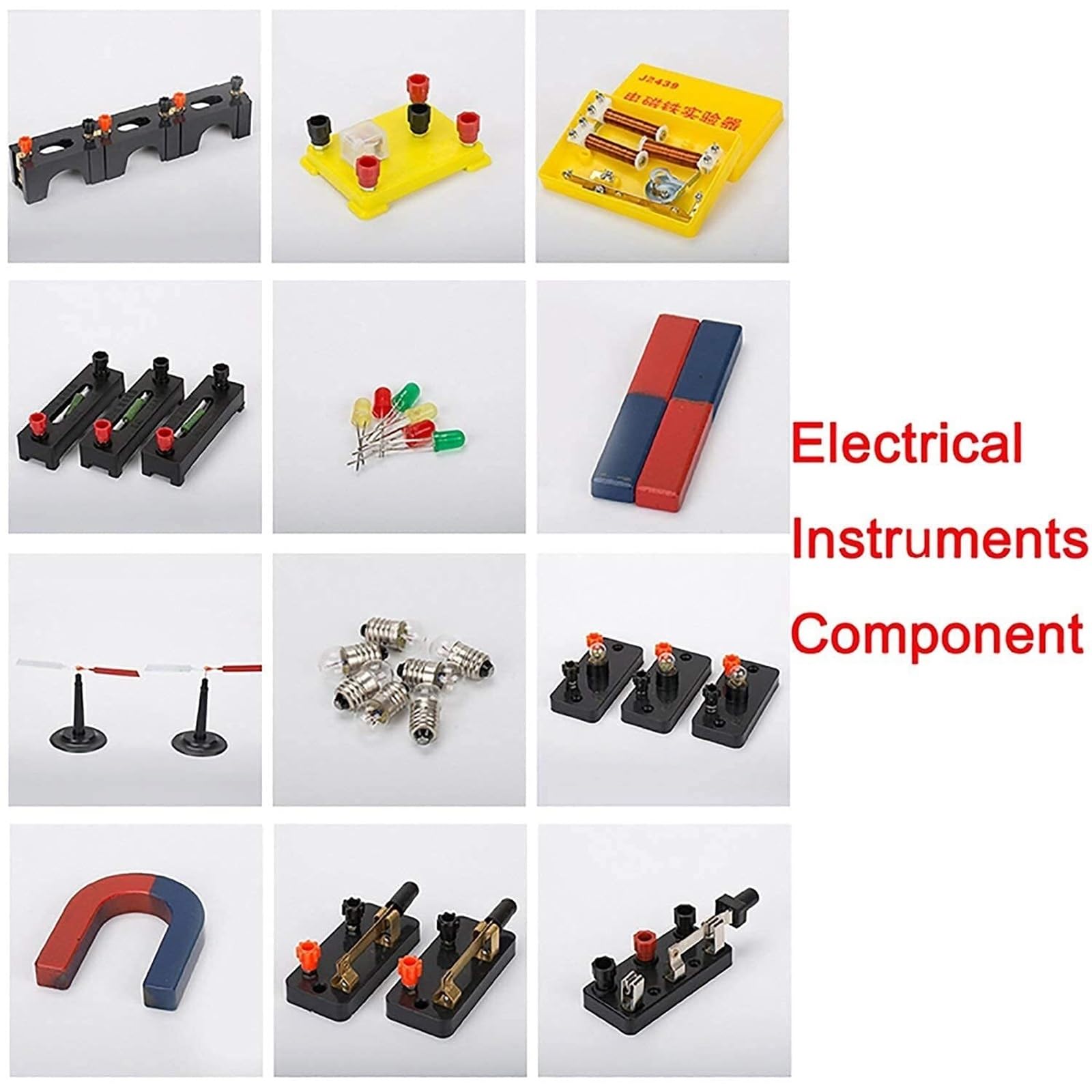 Life Accessories Laborphysik-Experimentierausrüstung Optisches komplettes experimentelles Glaswaren-Kit Elektromechanische thermische Detektionsinstrumentenbox mit Druck