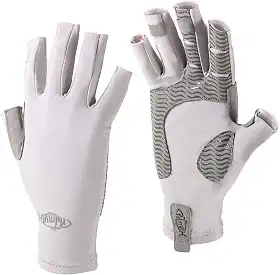 Palmyth Luvas de proteção UV pescaria sem dedos UPF50+ Luvas de sol masculinas e femininas para caiaque, caminhadas, palmadas, dirigir, canoa, remo