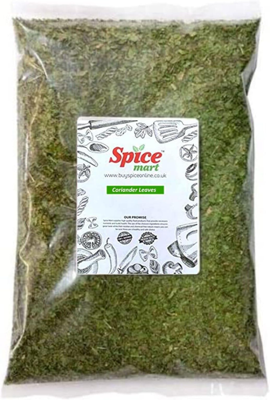 Coriander Leaf | Leaves Dried Cilantro Leaves Premium Quality Free UK P&P 50g-950g (50g)