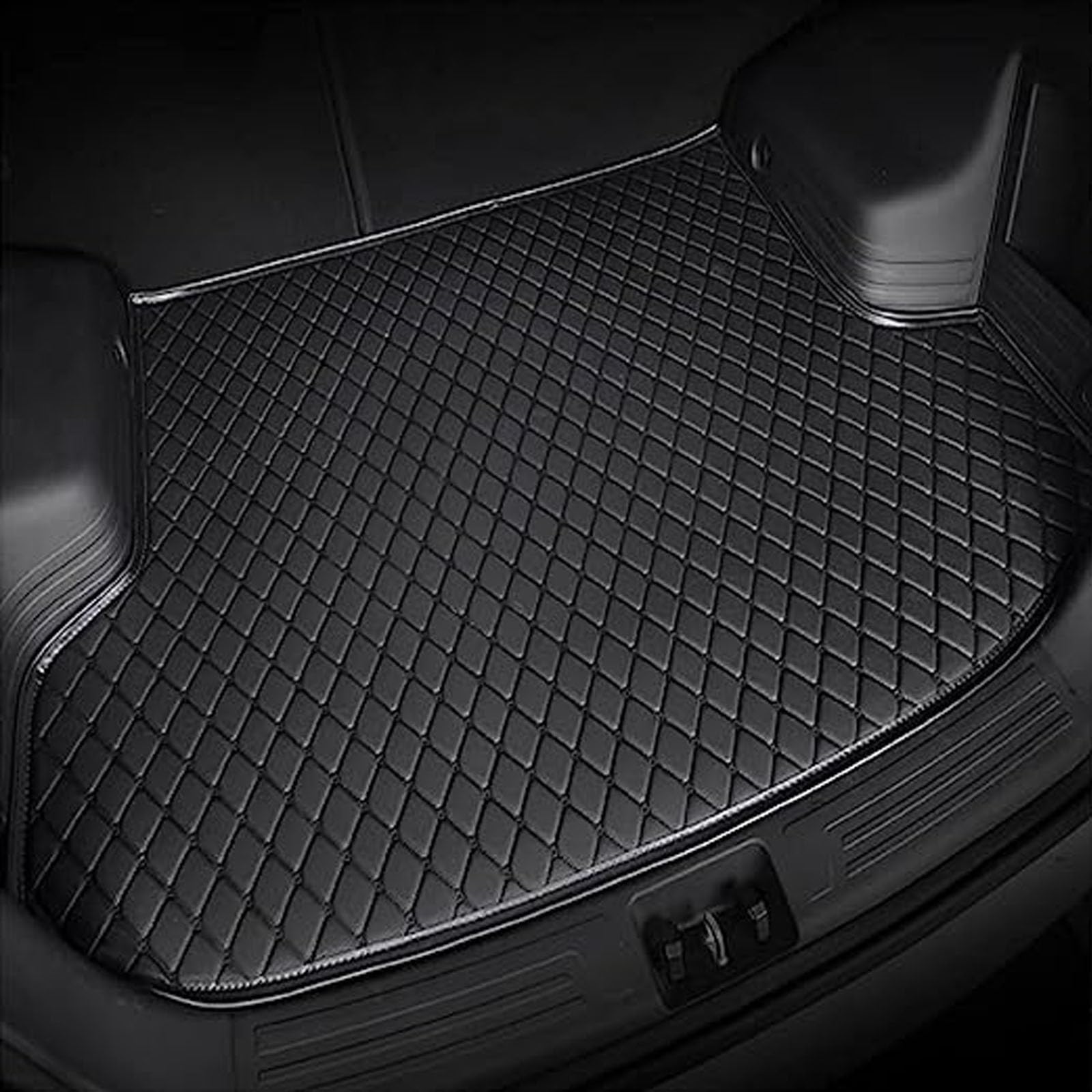 Makemoney A/Black Cr Lether Boot Mts For Le-Xus Nx Nx350h 2022 2023 2024 2025, Boot Liner Mts Nti-Scrtch Nti-Slip Crgo Crpet Protective Mt Ccessories,