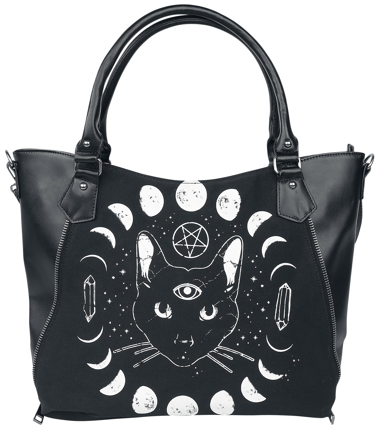 Pentacle Coven Frauen Handtasche schwarz Gothic, Rockwear Standard