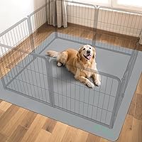 Vista 1 de FXW Tapete protector de suelo de mascotas ultra impermeable y tapete para debajo de la jaula del perro, resistente y fácil de limpiar, para FXW