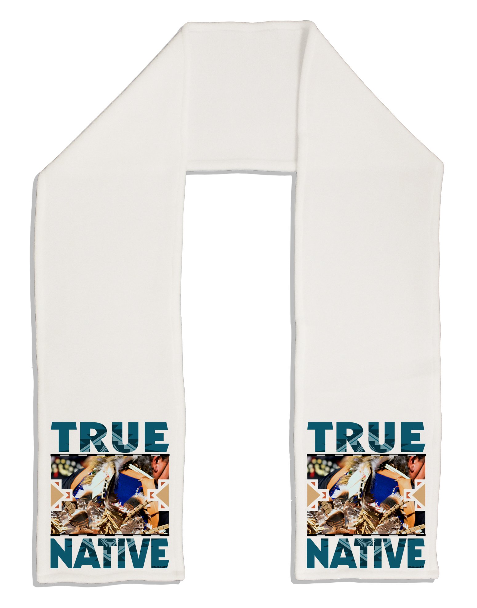 TooLoudTrue Native American Adult Fleece 64" Scarf