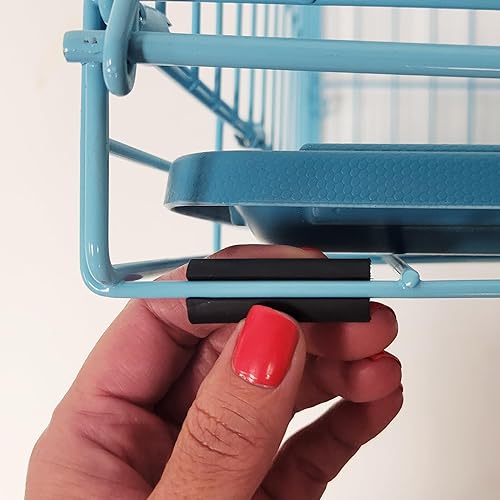 Miniatura 5 de MidWest Homes for Pets Pies de goma de repuesto, grandes, negros, paquete de 4, pies de 4 litros