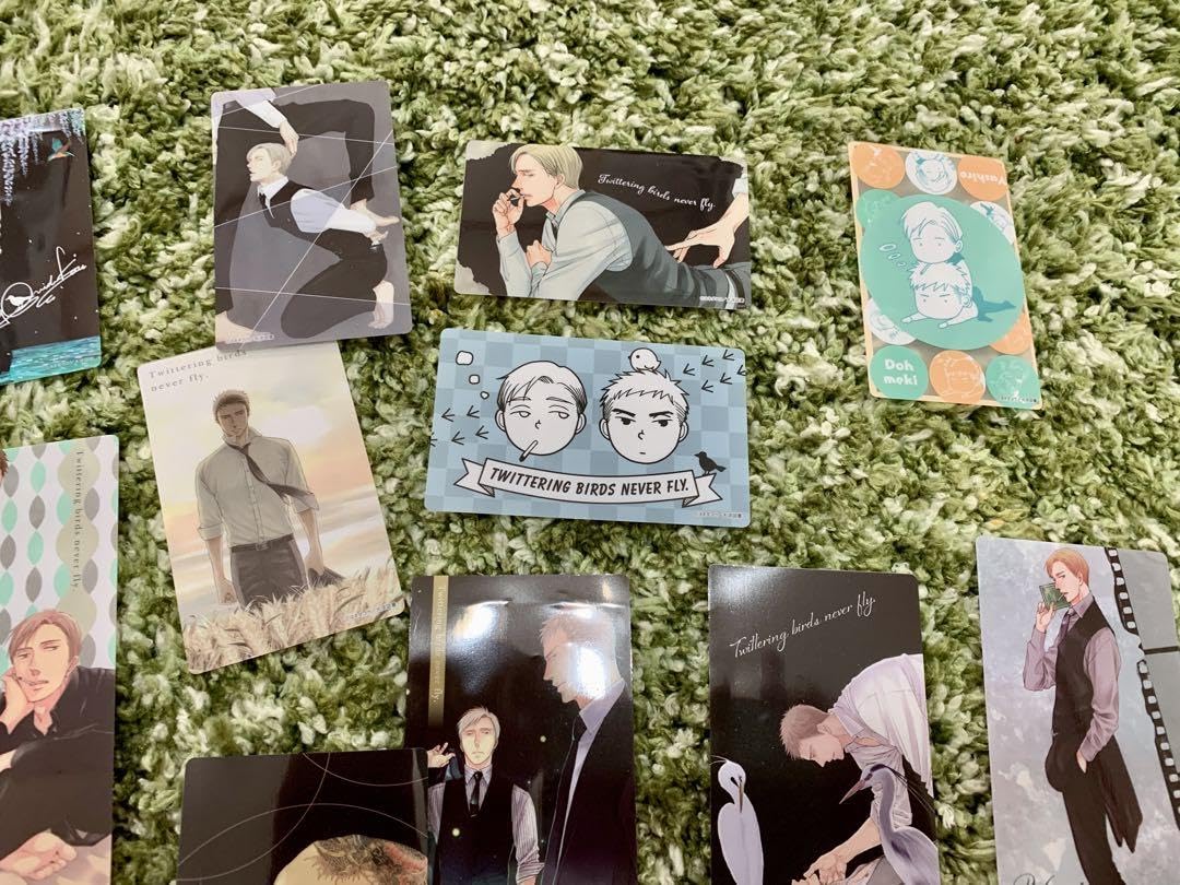 Amazon.co.jp: ヨネダコウ 囀る鳥は羽ばたかない 貼るデコシール14種