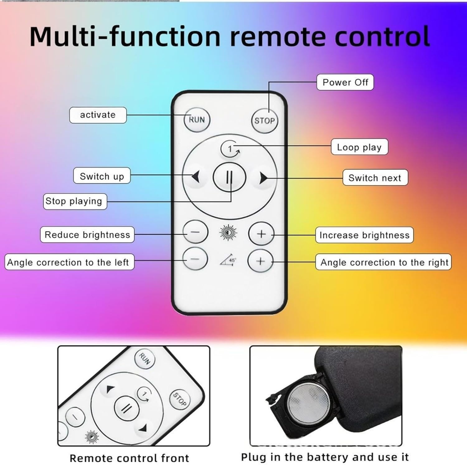 42cm 3D Hologram Fan WiFi Holographic Projector Advertising Display Light HD for Stores Bars Party Xmas Widely Applicable