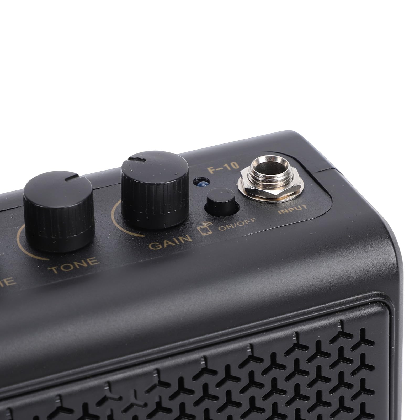 10W Amplificatore per chitarra portatile Altoparlante BT Ingresso AUX 2 canali di distorsione puliti Jack per cuffie silenzioso ricaricabile Piccolo altoparlante per